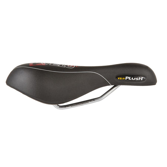 Velo Plush Gel D2 Saddle 255 x 177mm, 477g, Black