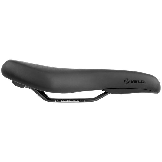 Velo Tour Base Saddle 267 x 167mm, 418g, Black
