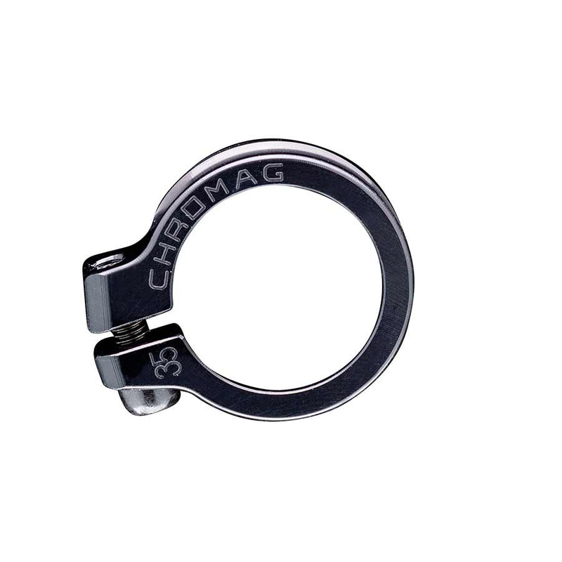 Load image into Gallery viewer, Chromag NQR Seatpost clamp with bolt, 32mm, Black
