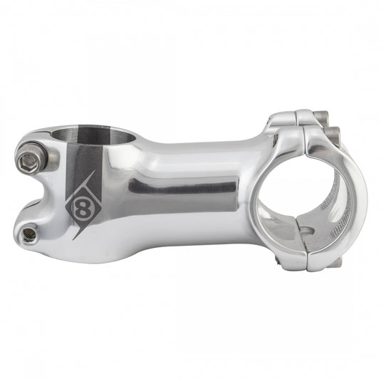 Origin8 Pro Fit Stem Bar 31.8mm 70mm +/-6 Deg Silver Aluminum Road / Mountain