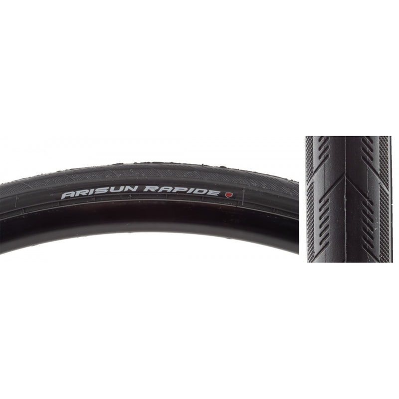 Load image into Gallery viewer, Arisun-Rapide-700c-25-mm-Wire-TIRE1646-Wire-Bead-Tires
