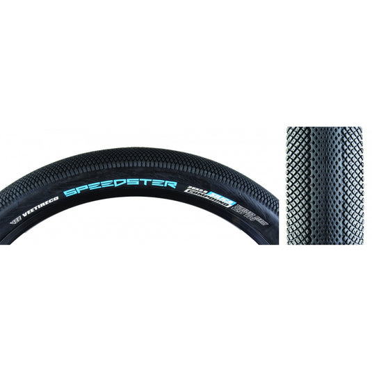 Pack of 2 Vee Tire & Rubber Speedster 26x2.8 Clincher Fold TPI 40 Black/Black