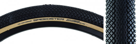 Pack of 2 Vee Tire & Rubber Speedster 20x1.75 Clincher Fold PSI 80 TPI 90 Bk/Tan