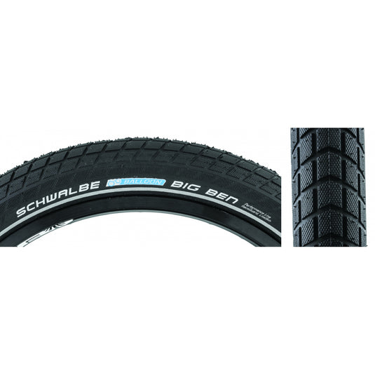 Pack of 2 Schwalbe Big Ben Perf Lite RG 27.5x2.0 Wire TPI 70 Bk/Bsk/Ref