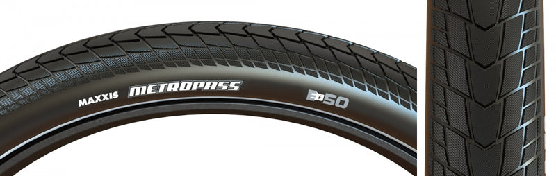 Load image into Gallery viewer, Pack of 2 Maxxis Metropass Pro 27.5x2.0 Wire TPI 65 Bk/Blk
