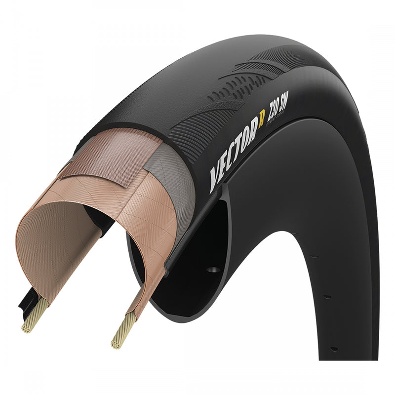 Load image into Gallery viewer, Goodyear Vector R XPLR 700x40 Tubeless Bike Tire with Advanced TPI &amp; R:Shield Protective Layers
