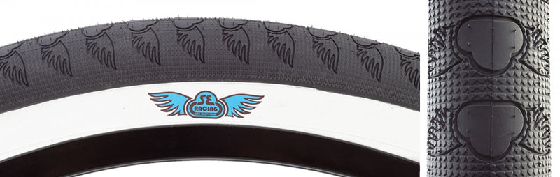 Load image into Gallery viewer, Se Bikes Bozack 32x2.4 Wire TPI Bike Tires Durable, Fast-Rolling All-Terrain Sweatproof Cycling Tires for Street &amp; BMX Use
