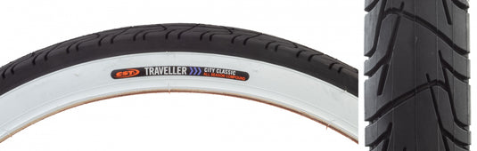 Sunlite City CST1218 26x2.125 Wire TPI City Commuter Bicycle Tires - Durable, Reflective Sidewall, Standard Style