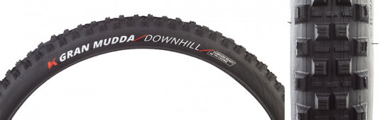 Kenda Gran Mudda Downhill Mountain Bike Tires 27.5x2.4, Mud & Slop Traction, Durable TPI