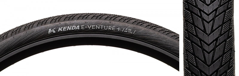Load image into Gallery viewer, Kenda E-Venture 700x45 Wire TPI Bike Tires Puncture Resistant, Reflective, Fast-Rolling for E-Bikes
