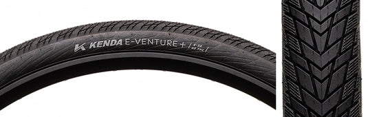 Kenda E-Venture 700x45 Wire TPI Bike Tires Puncture Resistant, Reflective, Fast-Rolling for E-Bikes