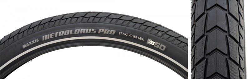 Load image into Gallery viewer, Maxxis Metroloads Pro 27.5x2.4 Bike Tires - Durable Wire Bead, All-Weather Trail &amp; Commuter Use

