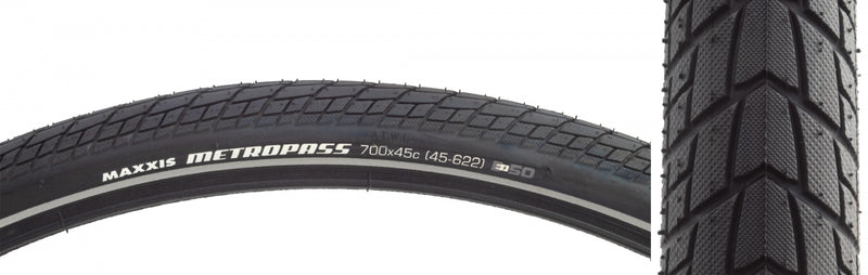 Load image into Gallery viewer, Maxxis Metropass 700x45 Bike Tire Bundle Durable Wire-Bead Commuter &amp; Touring Tires
