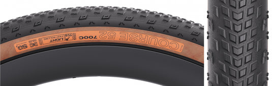 WTB Course TCS Light Fast Rolling 700x52 Tubeless Gravel Bike Tire Durable, Lightweight, High-Performance Off-Road Cycling Tyre Bundle