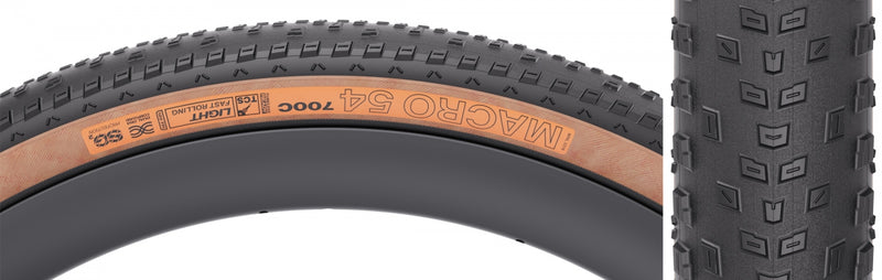 Load image into Gallery viewer, WTB Macro TCS Light SG2 700x54 Lightweight Tubeless Fast-Rolling Gravel Bike Tires (2 Pack)
