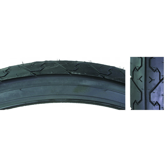 Pack of 2 Sunlite City Slick 26x1.95 Clincher Wire 65 Black/Black Reflective