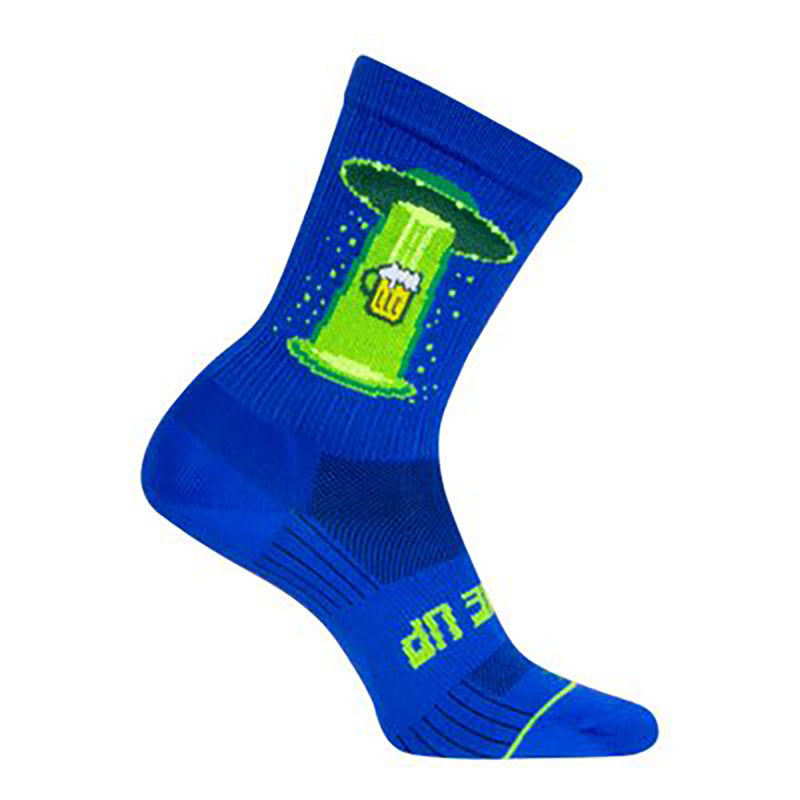 Load image into Gallery viewer, Sockguy SGX Beer Me Up Socks, 5-9, Blue
