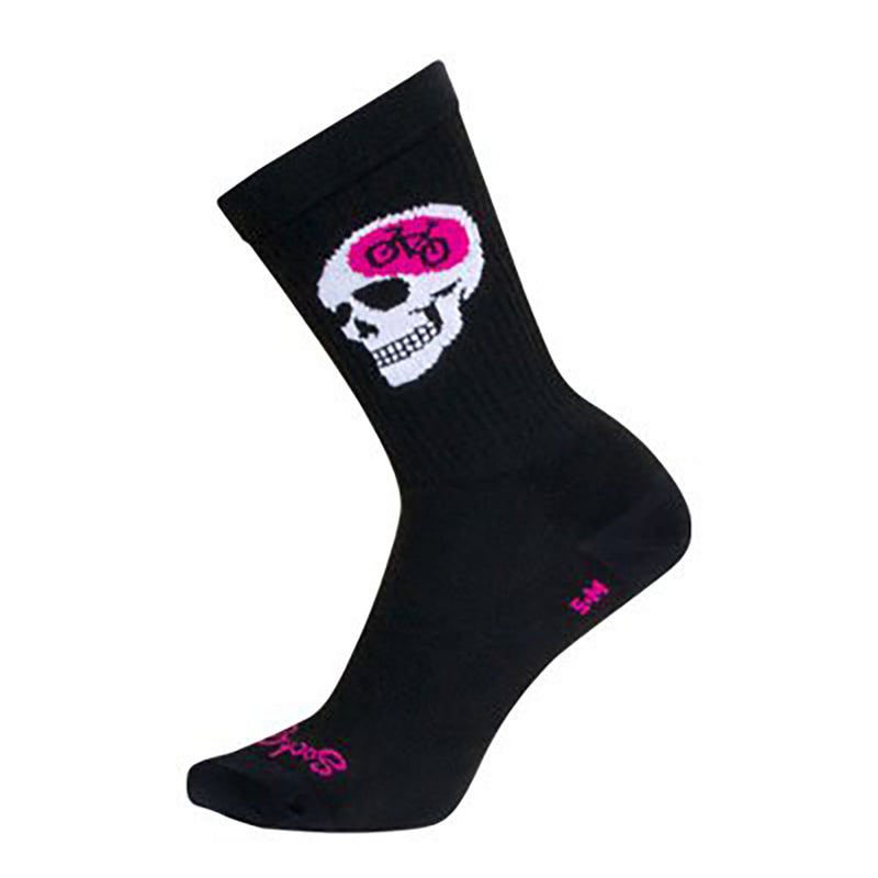 Load image into Gallery viewer, Sockguy Braincell Socks, 9-13, Black
