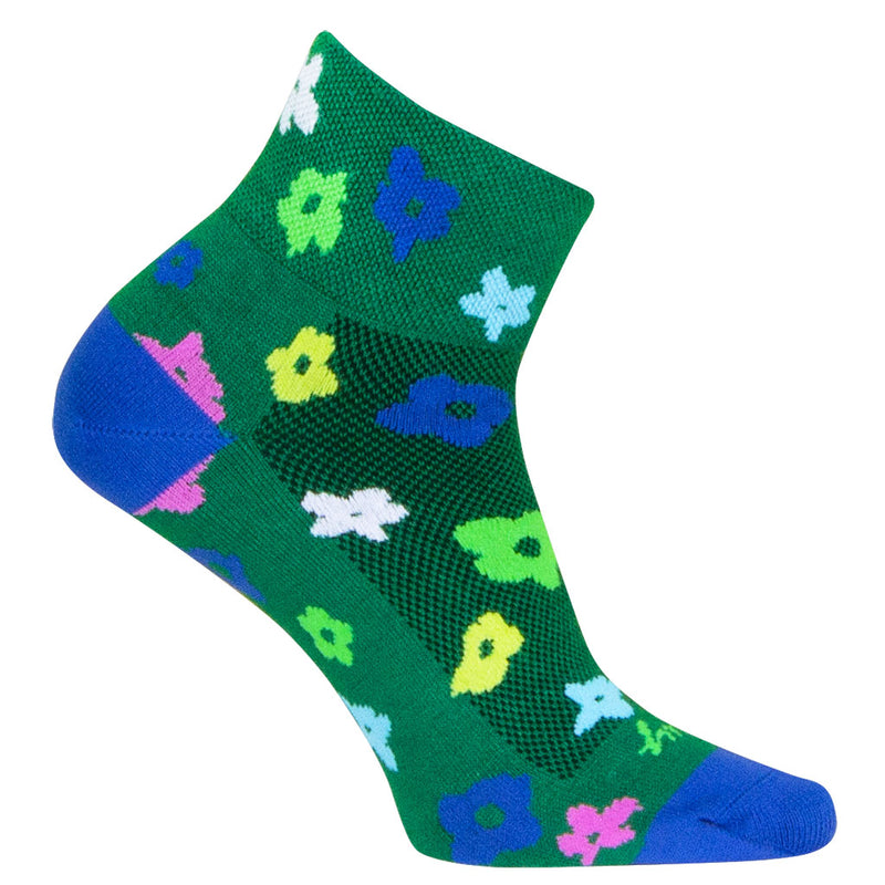 Load image into Gallery viewer, Sockguy Bloom Socks, 5-9, Green
