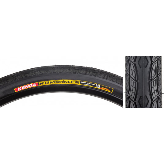 Pack of 2 Sunlite Kommuter 26x2.0 Clincher Wire TPI 65 Black/Bsk Reflective