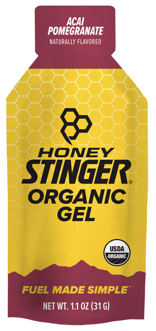 Honey Stinger Organic Gel: Acai & Pomegranate Energy Food Pack of  24