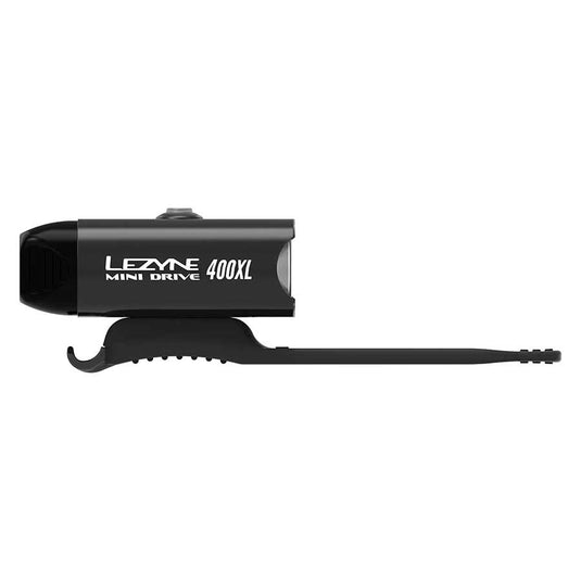 Lezyne Mini Drive 400 Headlight: Gloss Black Cable-Free USB Stick