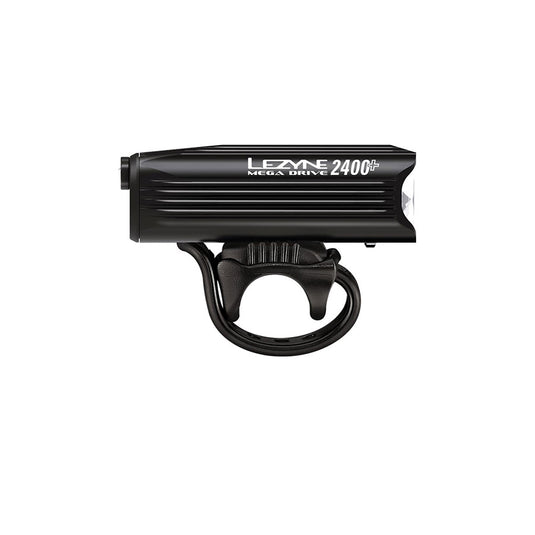 Lezyne Mega Drive 2400+ Loaded, Light, Front, Black