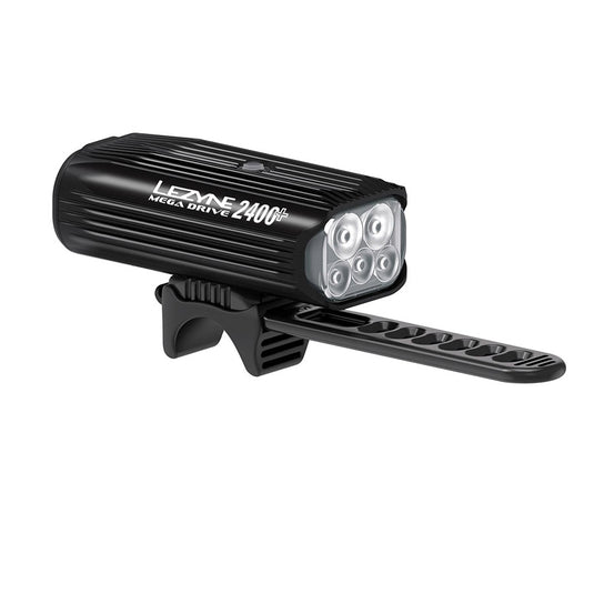 Lezyne Mega Drive 2400+ Loaded, Light, Front, Black