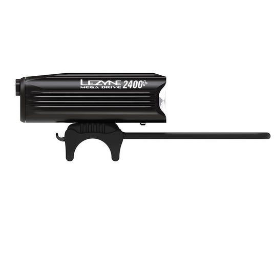 Lezyne Mega Drive 2400+ Loaded, Light, Front, Black