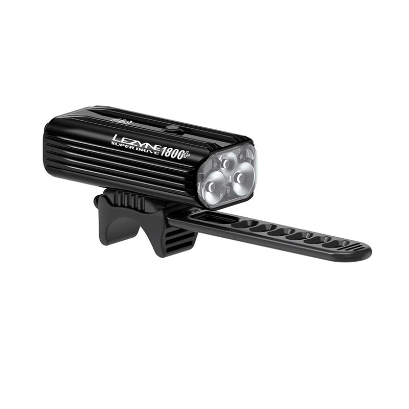 Load image into Gallery viewer, Lezyne Super Drive 1800+ Smart Loaded, Light, Front, Black
