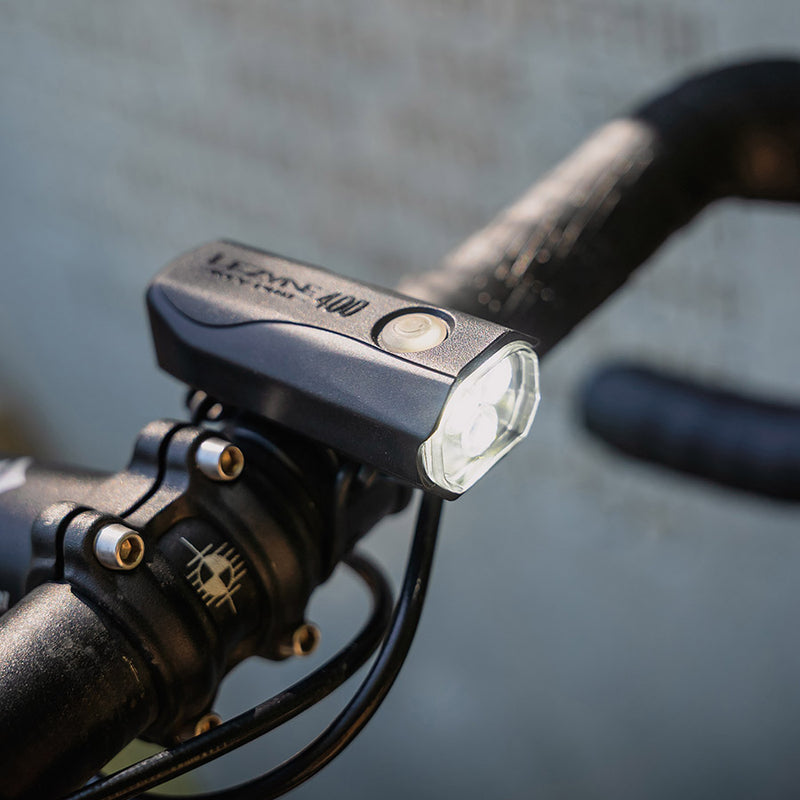 Load image into Gallery viewer, Lezyne KTV Drive Pro 400+ Light, Front, Black
