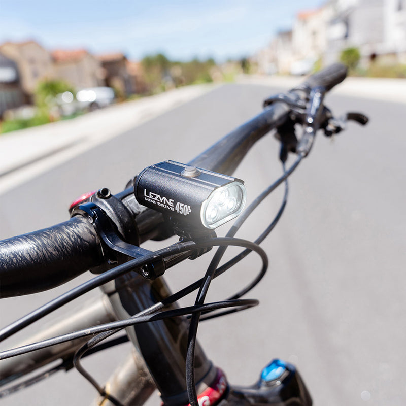 Load image into Gallery viewer, Lezyne Mini Drive 450+ Front Light, Satin Black
