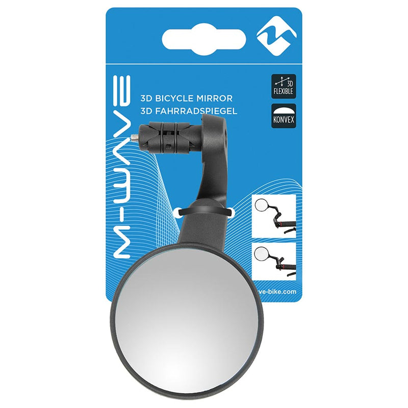 Load image into Gallery viewer, M-Wave Spy Space In XL Mirror, Mount: Bar End
