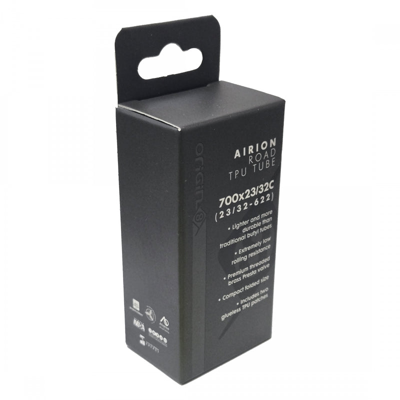 Load image into Gallery viewer, Origin8 Airion TPU Road &amp; MTB Tubes 700x23-32 with Premium Brass Presta Valves, Lightweight &amp; Puncture Resistant
