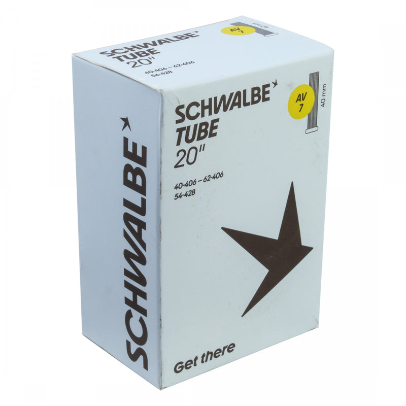 Load image into Gallery viewer, Schwalbe 20'' Schrader Tubes 40mm Valve, Durable Bicycle Inner Tubes for Road &amp; City Bikes (Pack of 2)
