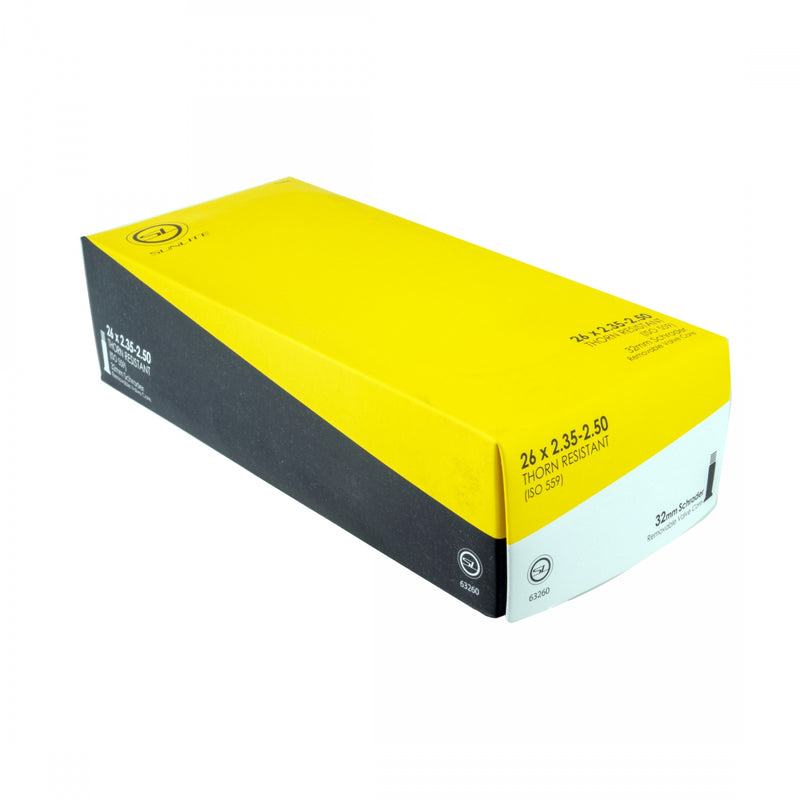 Load image into Gallery viewer, Sunlite Thorn Resistant Schrader Bike Tubes 26x2.35-2.50 with 54mm Valve, Durable Wall Thickness
