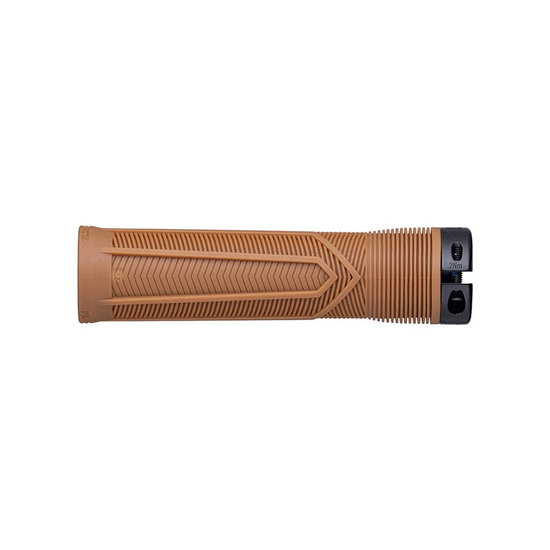 Load image into Gallery viewer, RaceFace Chester Grips - Lock-On, Gum/Black, 31mm
