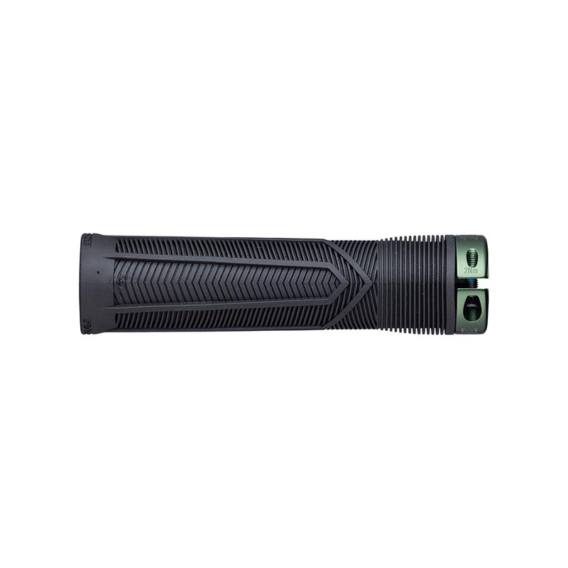 Load image into Gallery viewer, Race Face Chester Lock-On Grips, 34mm, Black/Forest Green

