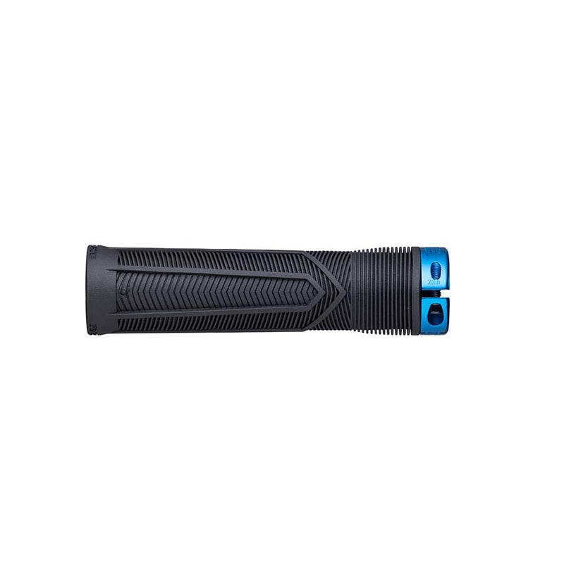 Load image into Gallery viewer, RaceFace Chester Grips - Lock-On, Black/Blue, 31mm
