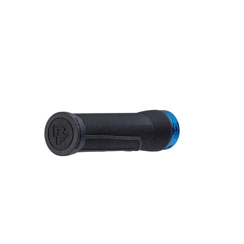 Load image into Gallery viewer, RaceFace Chester Grips - Lock-On, Black/Blue, 31mm
