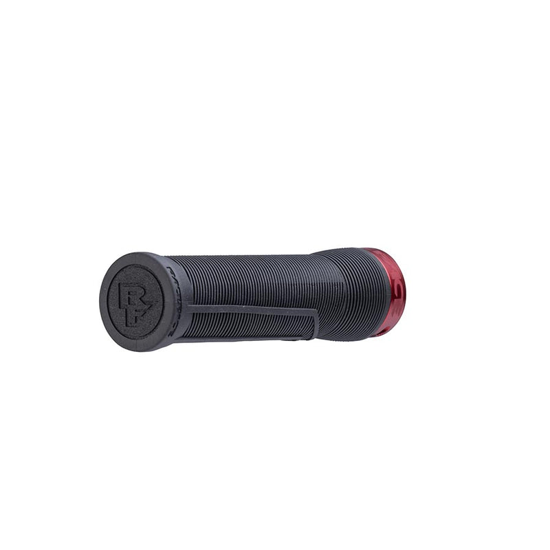 Load image into Gallery viewer, RaceFace Chester Grips - Lock-On, Black/Red, 34mm
