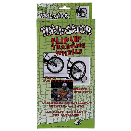 Trail-Gator Flip Up Training Wheels, 12'' to 20'', Silver