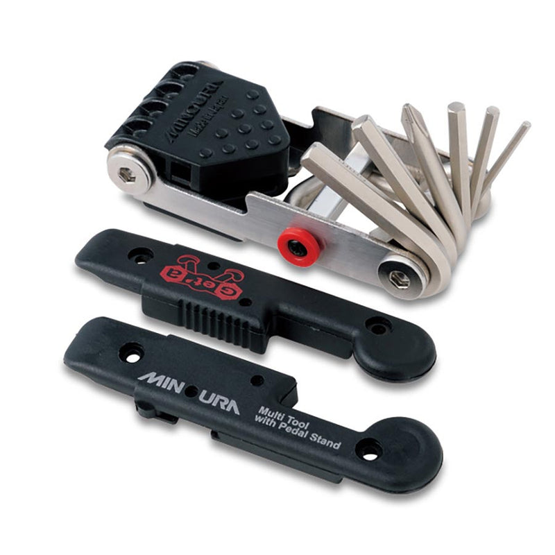 Load image into Gallery viewer, Minoura HPS-9 Multi-tool with a built-in stand, Black
