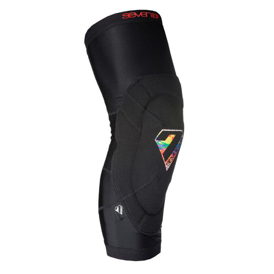 7iDP LTD ED Sam Hill Knee Armor, XL, Black/Splatter NLA