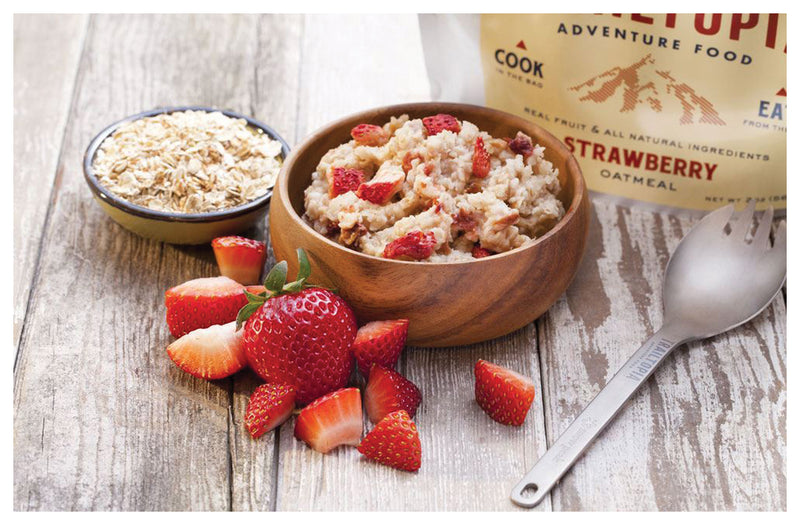 Load image into Gallery viewer, Trailtopia Strawberry Oatmeal: Delicious and Nutritious Trail Meals
