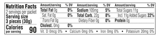 Clif Shot Bloks - Sour Strawberry Lemonade, with 25mg Caffeine, Box of 18 Pack of  18