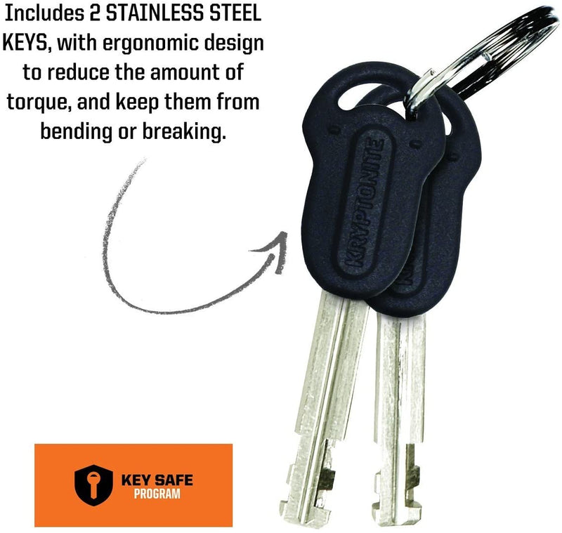 Load image into Gallery viewer, Kryptonite KryptoLok U-Lock 3.25 x 7" Keyed Black Includes Bracket
