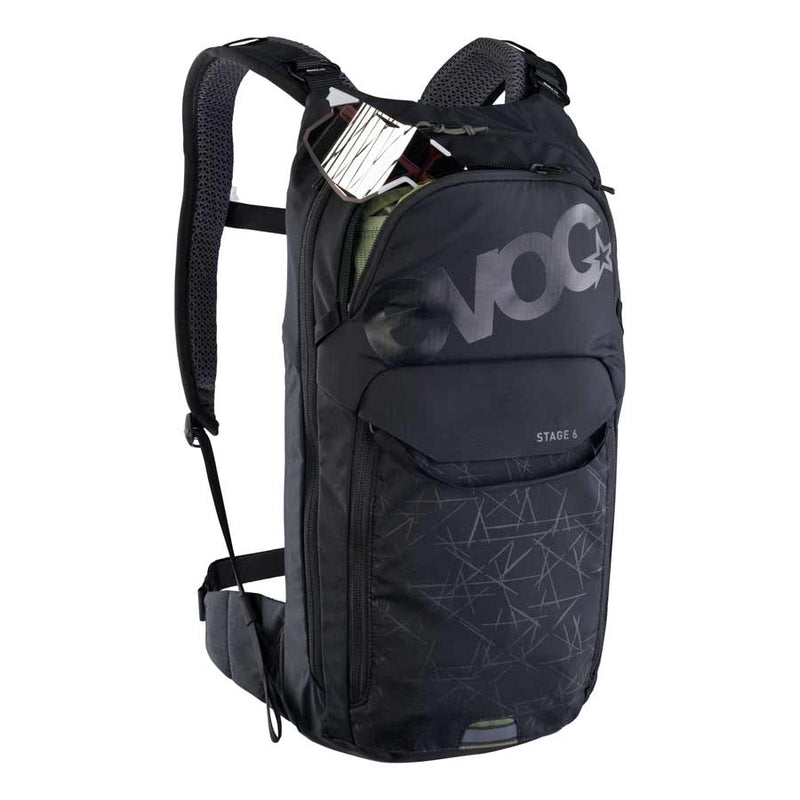 Load image into Gallery viewer, EVOC Stage 6 + 2L Bladder Hydration Bag, Volume: 6L, Bladder: Included (2L), Black
