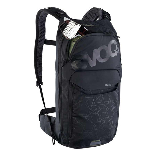 EVOC Stage 6 + 2L Bladder Hydration Bag, Volume: 6L, Bladder: Included (2L), Black