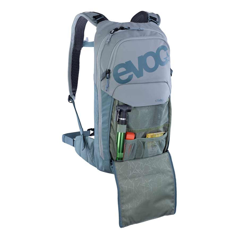 Load image into Gallery viewer, EVOC Stage 6 + 2L Bladder Hydration Bag, Volume: 6L, Bladder: Included (2L), Stone / Steel
